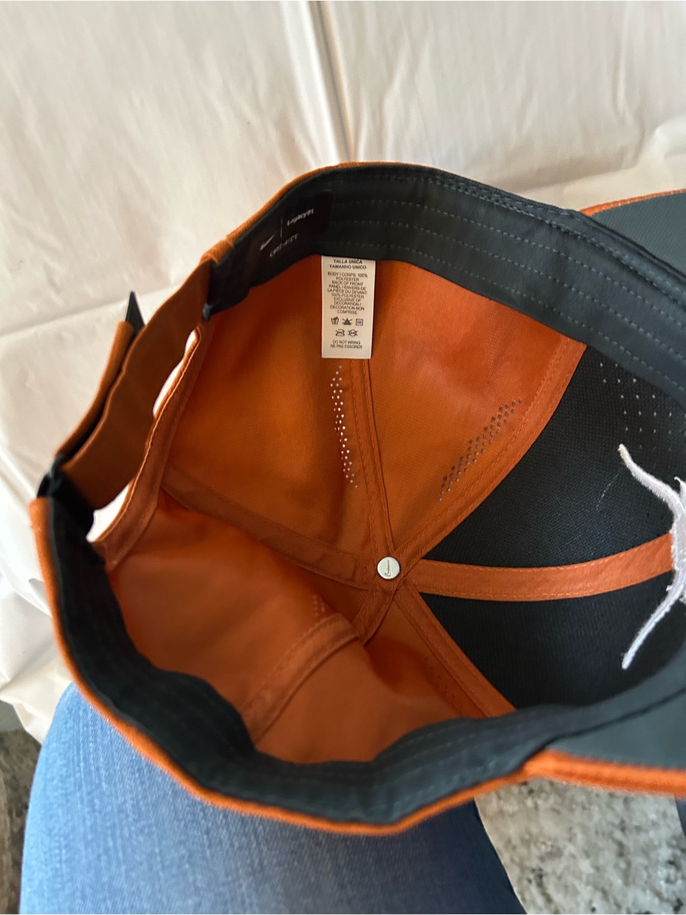 Nike Burnt Orange Longhorns Embroidered Performance Cap - Picture 3 of 4